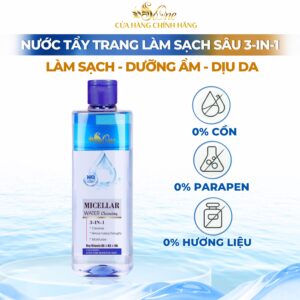 nước tẩy trang soone làm sạch sâu da trang điểm đậm